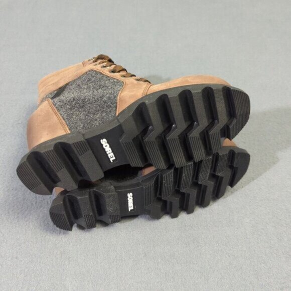 Sorel Booties Women's 7 Tabacco Black Joan of Arctic Wedge III Lexie NWT - Picture 6 of 13